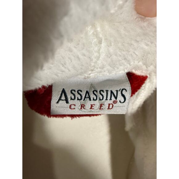 Assassin's Creed Serve the Light Plush Bathrobe Men OS Hooded Fleece Cosplay - Picture 7 of 9
